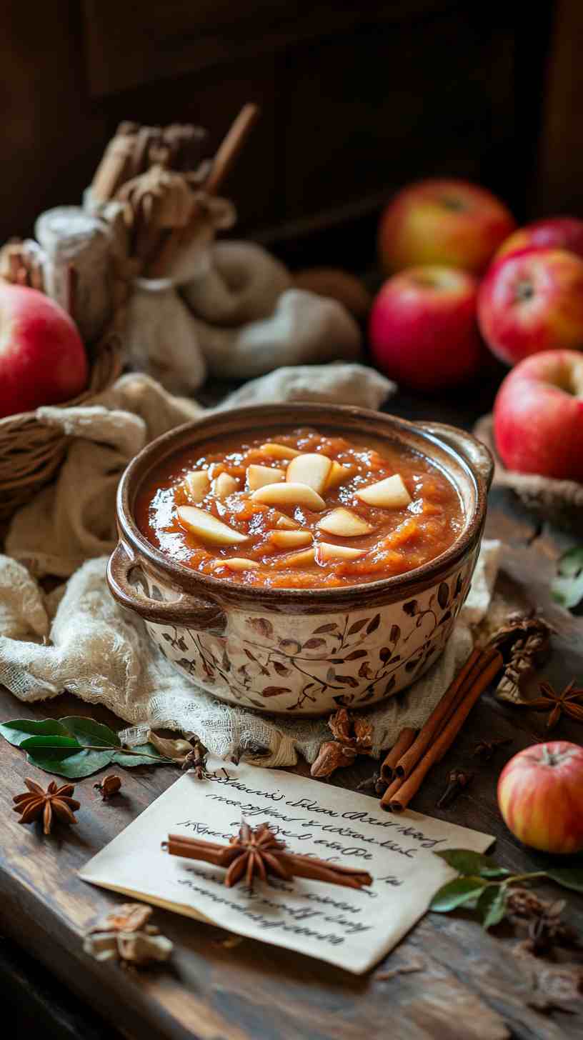 Sweet and Spicy Slow Cooker Apple Butter