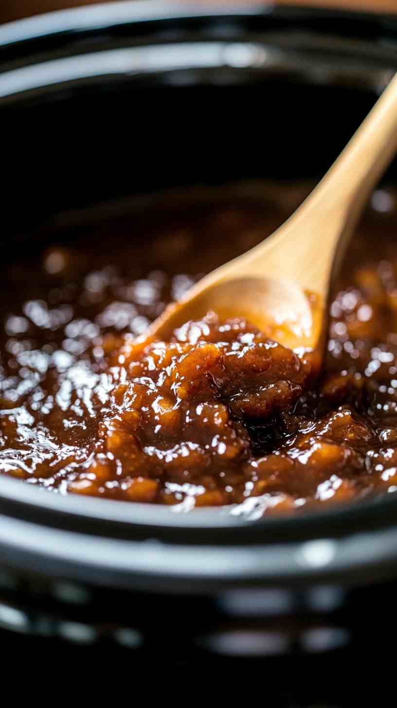 Sweet and Spicy Slow Cooker Apple Butter