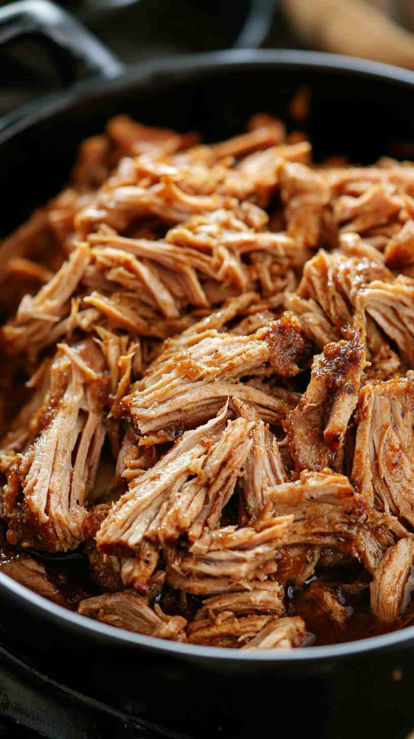 Tender Slow Cooker Pulled Pork with Homemade Seasoning