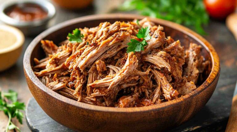 Tender Slow Cooker Pulled Pork with Homemade Seasoning