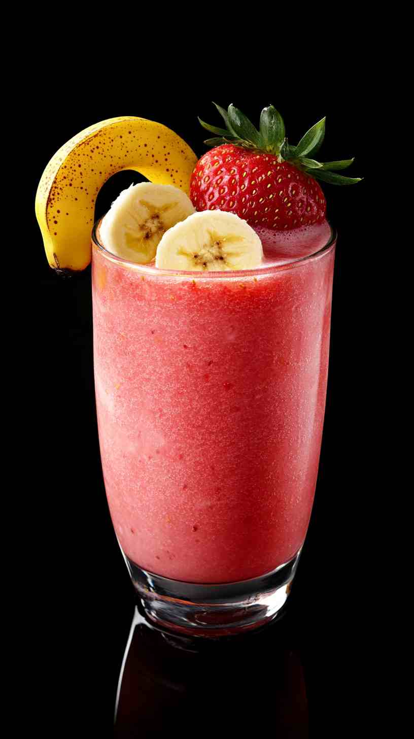Tropical Strawberry Banana Cooler Smoothie