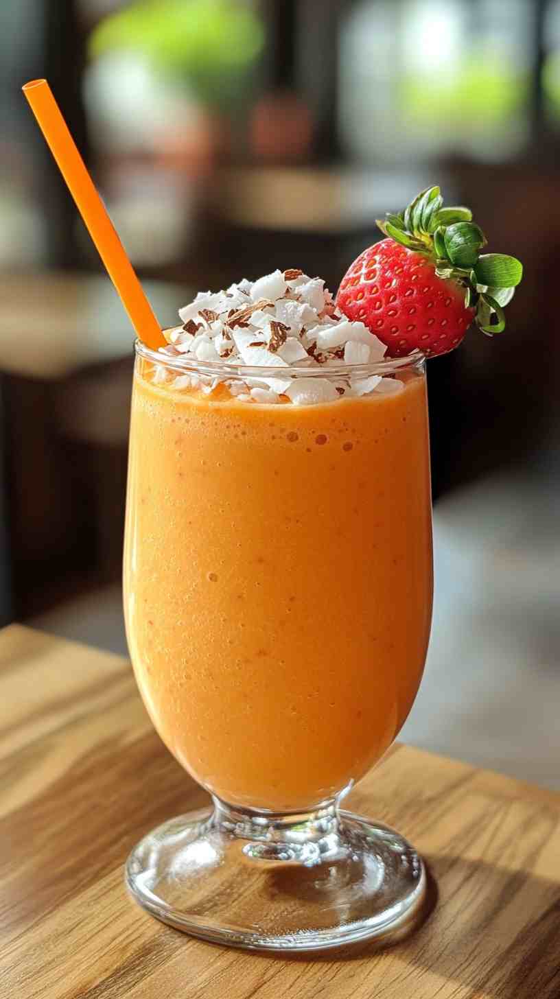 Tropical Twist Strawberry Banana Smoothie