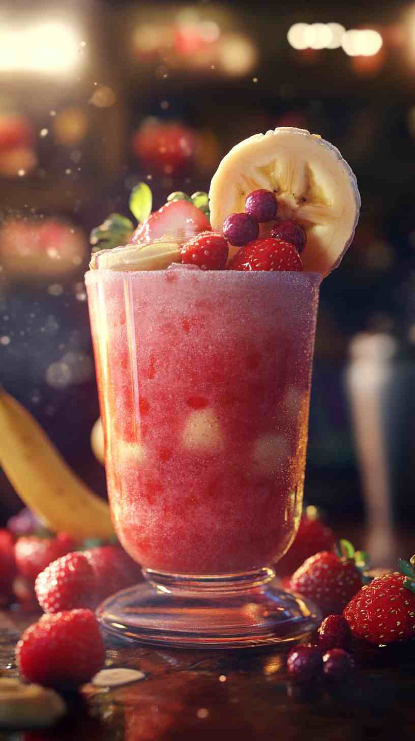 Ultimate Strawberry Banana Energizer Smoothie