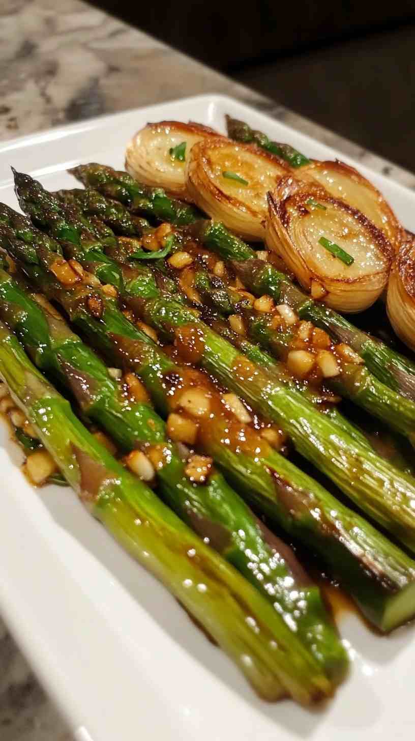 Zesty Air Fryer Asparagus with Garlic Butter