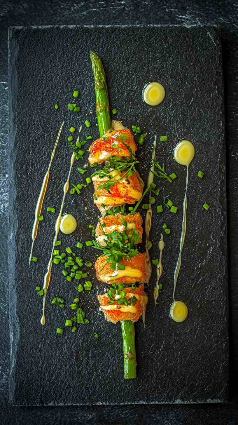 Zesty Air Fryer Asparagus with Garlic Butter