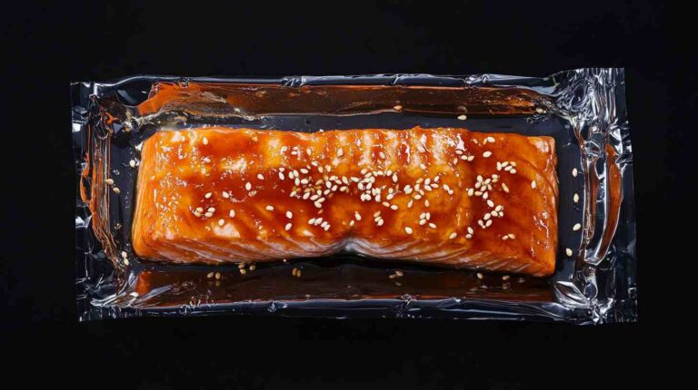 Air Fryer Miso Glazed Salmon