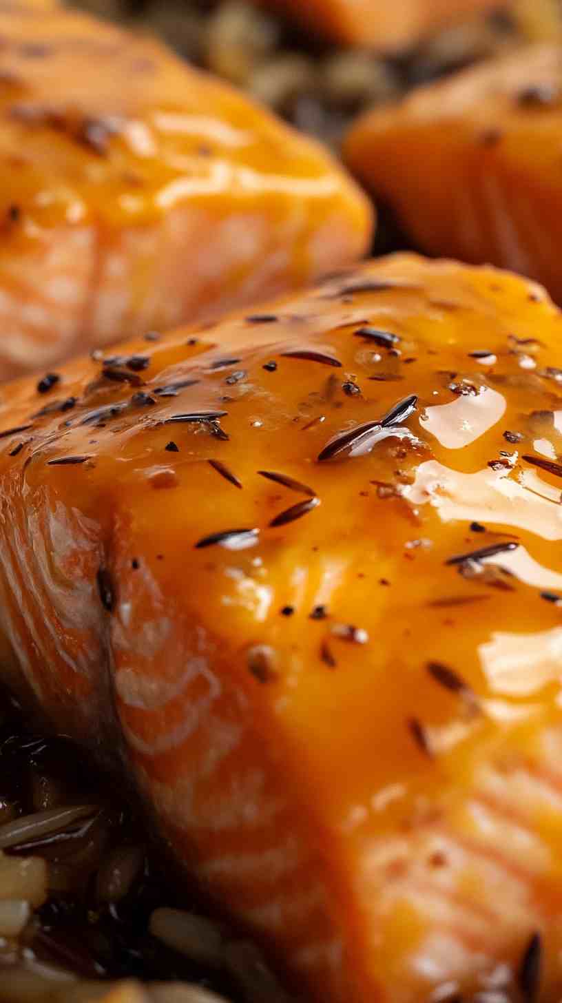 Air Fryer Orange Glazed Salmon