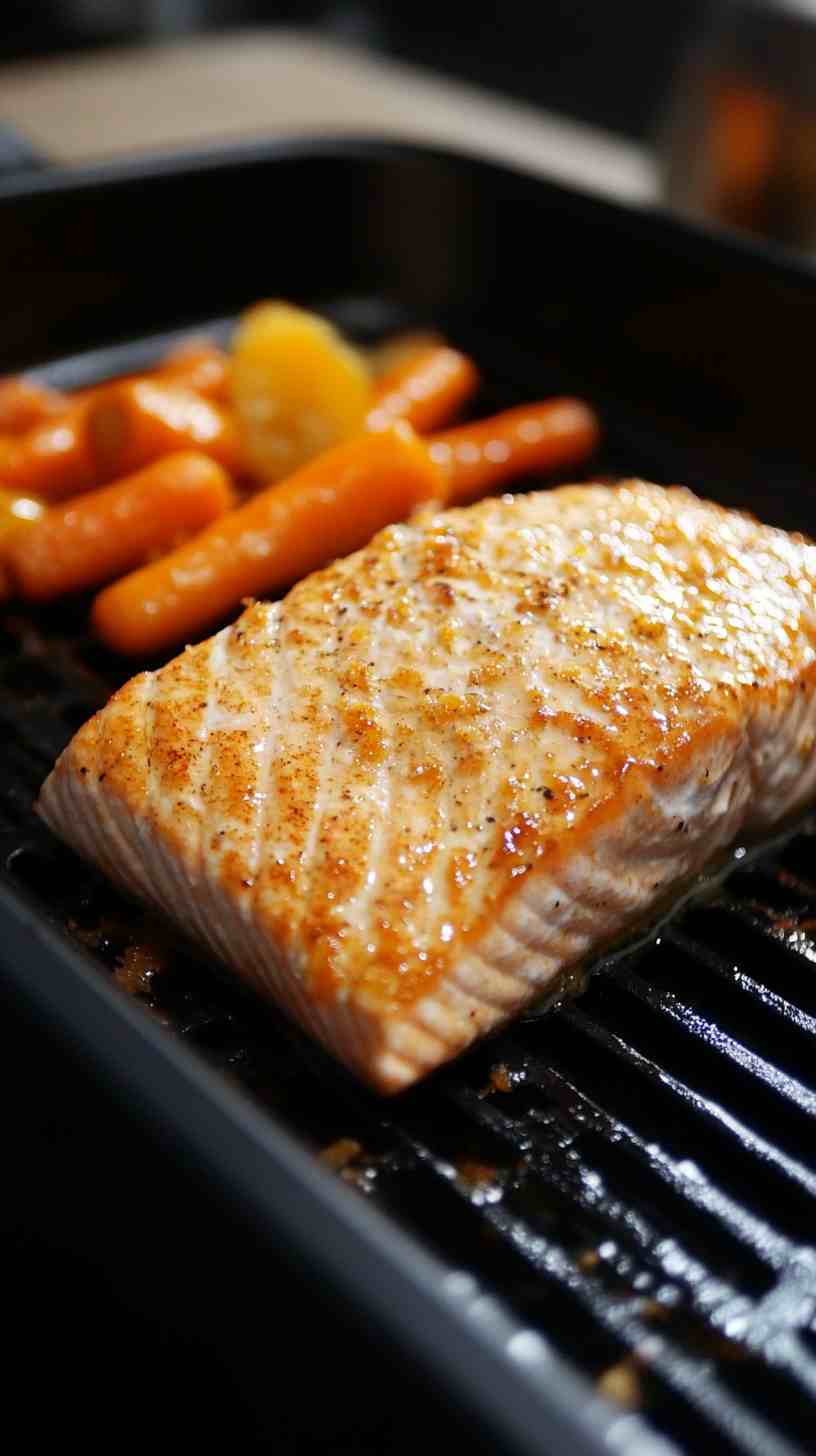 Air Fryer Orange Glazed Salmon