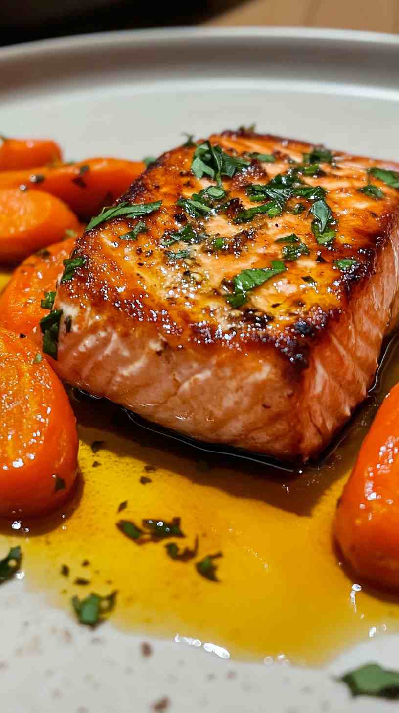 Air Fryer Orange Glazed Salmon