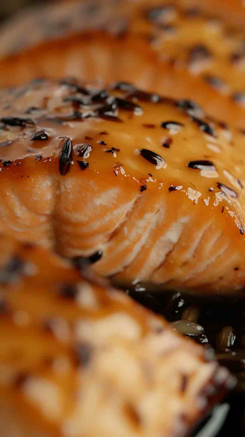 Air Fryer Orange Glazed Salmon