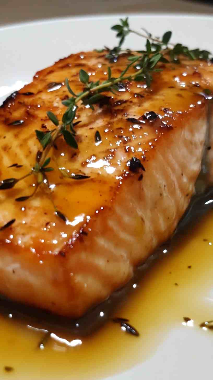 Air Fryer Orange Glazed Salmon