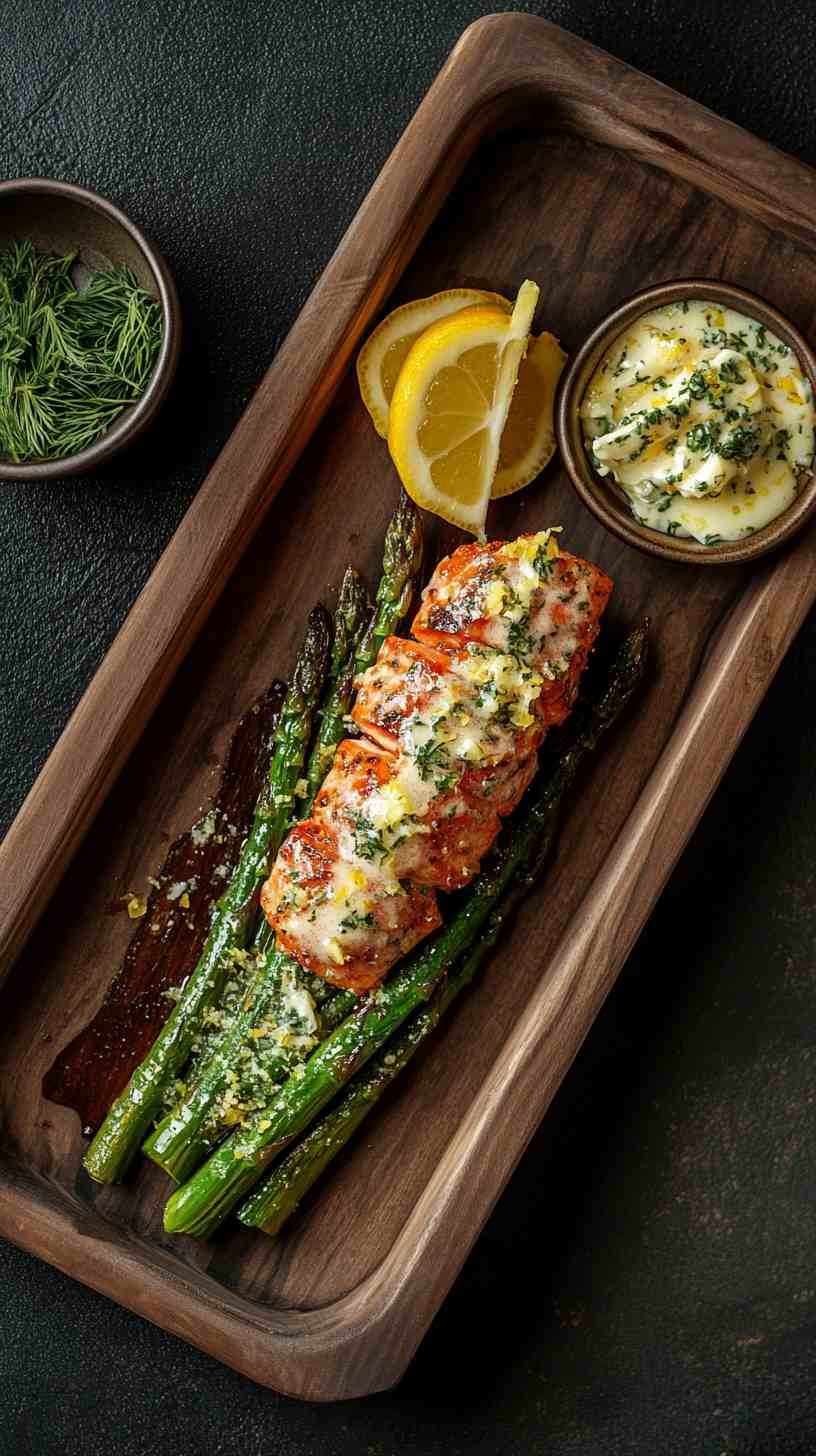 Air Fryer Roasted Asparagus with Herbs