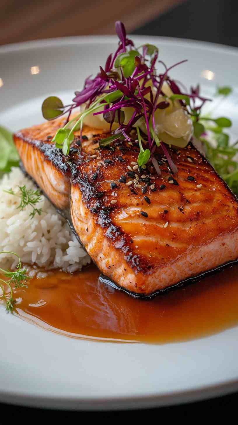 Air Fryer Soy Ginger Salmon