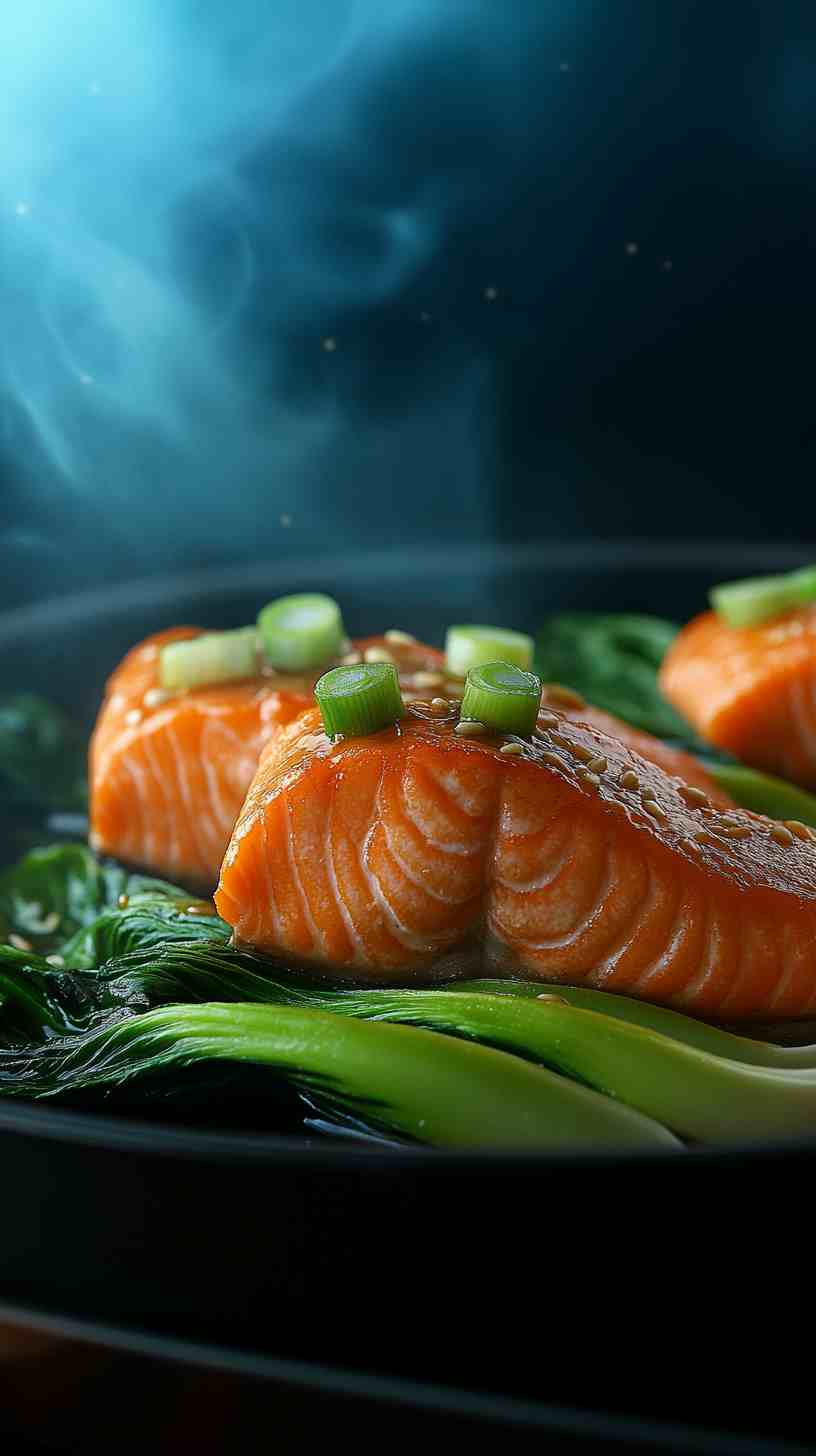 Air Fryer Soy Ginger Salmon