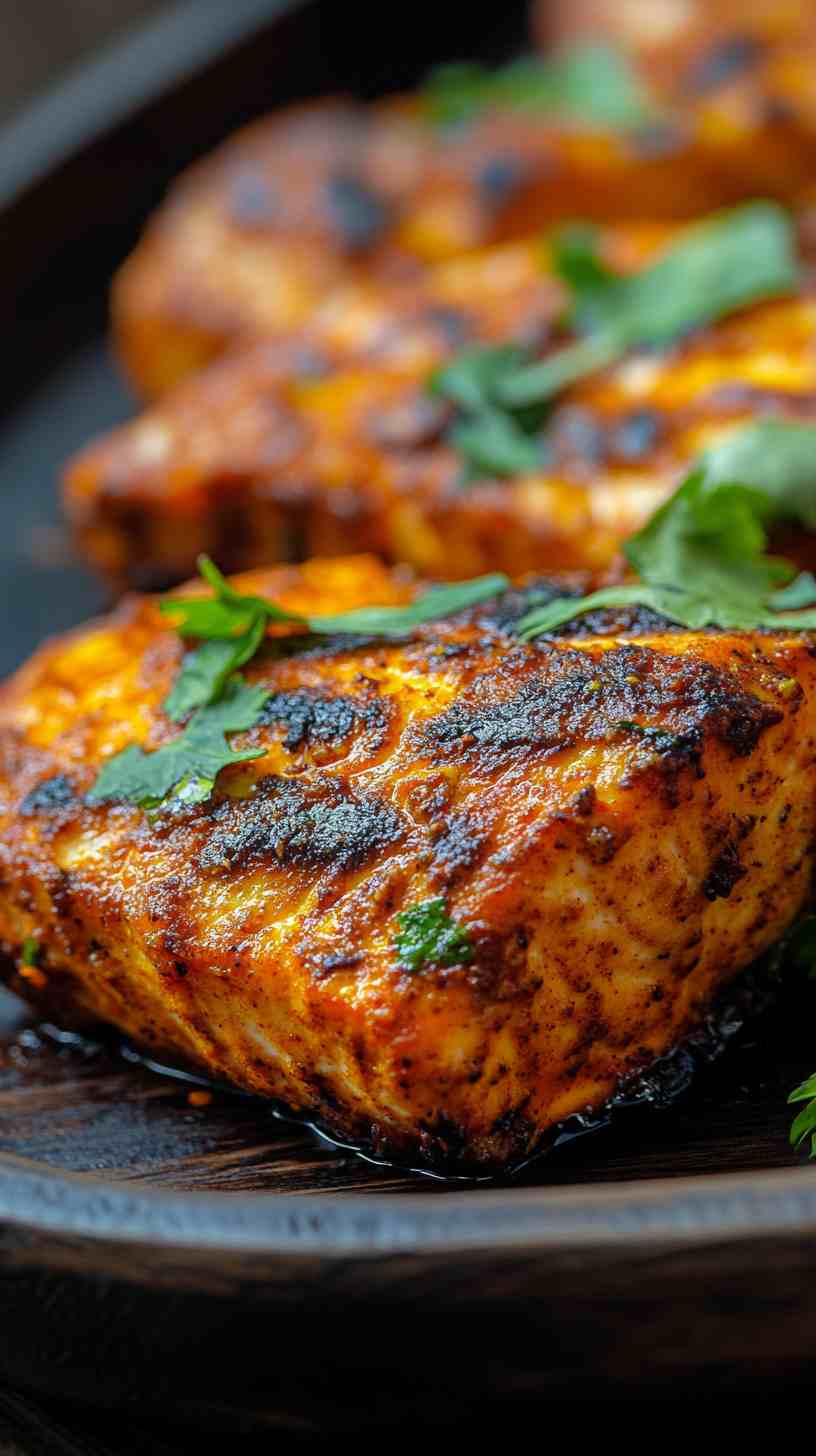 Air Fryer Tandoori Spiced Salmon