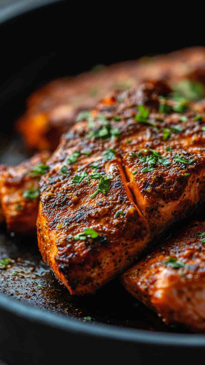 Air Fryer Tandoori Spiced Salmon
