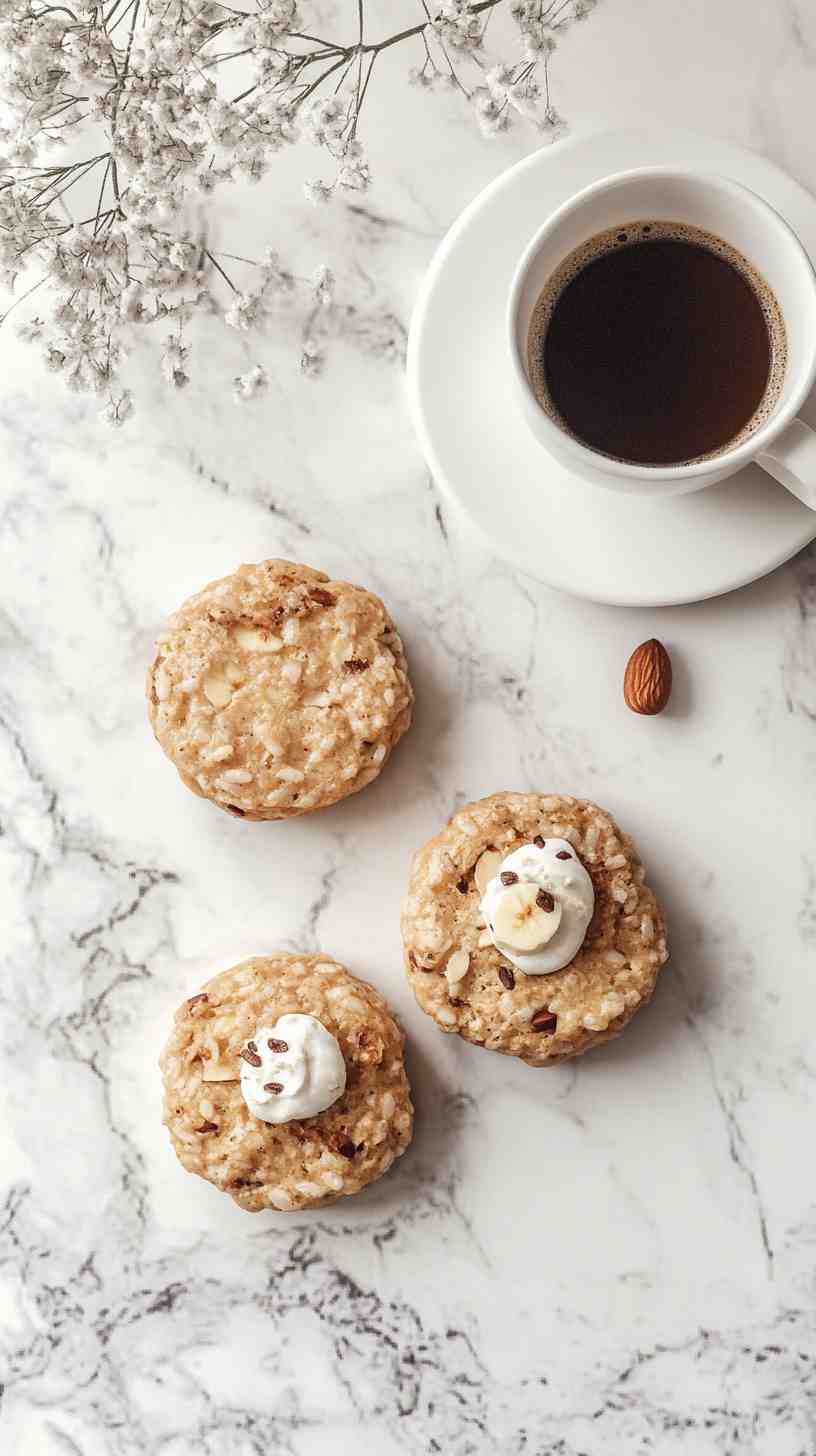 Almond Butter & Banana Rice Cakes Gym Meal