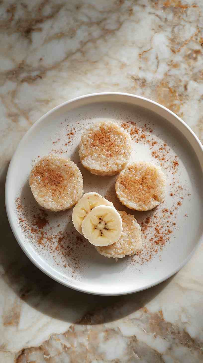 Almond Butter & Banana Rice Cakes Gym Meal