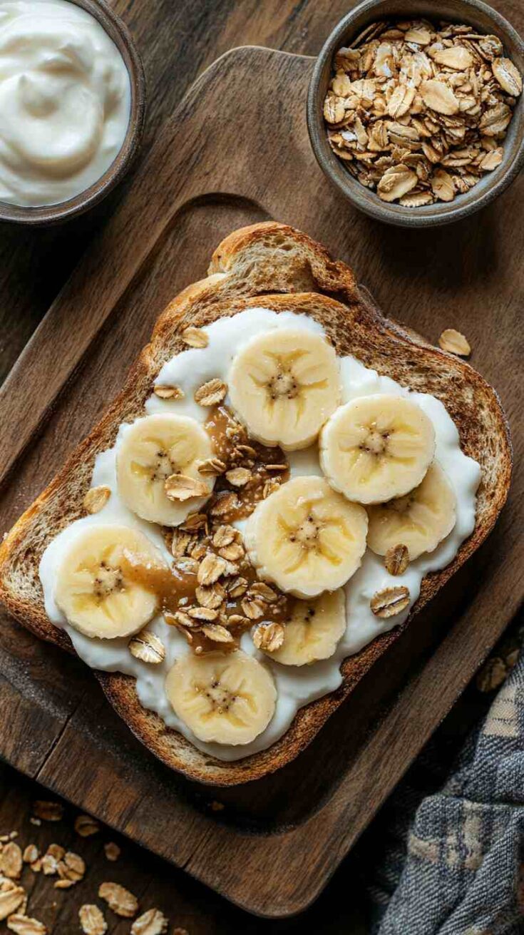 Almond Butter and Banana Toast