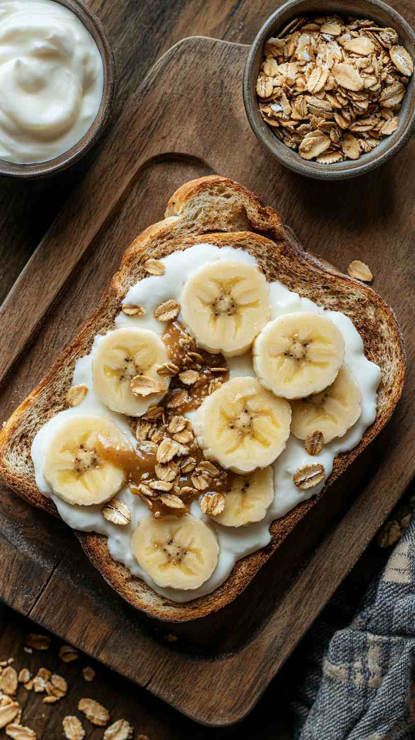Almond Butter and Banana Toast