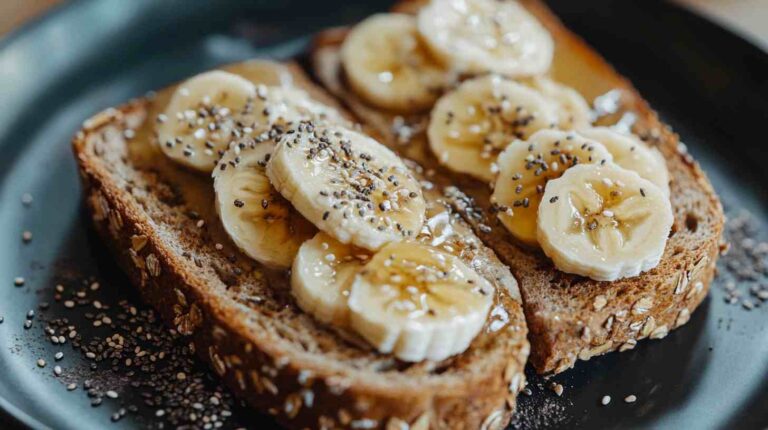 Almond Butter and Banana Toast