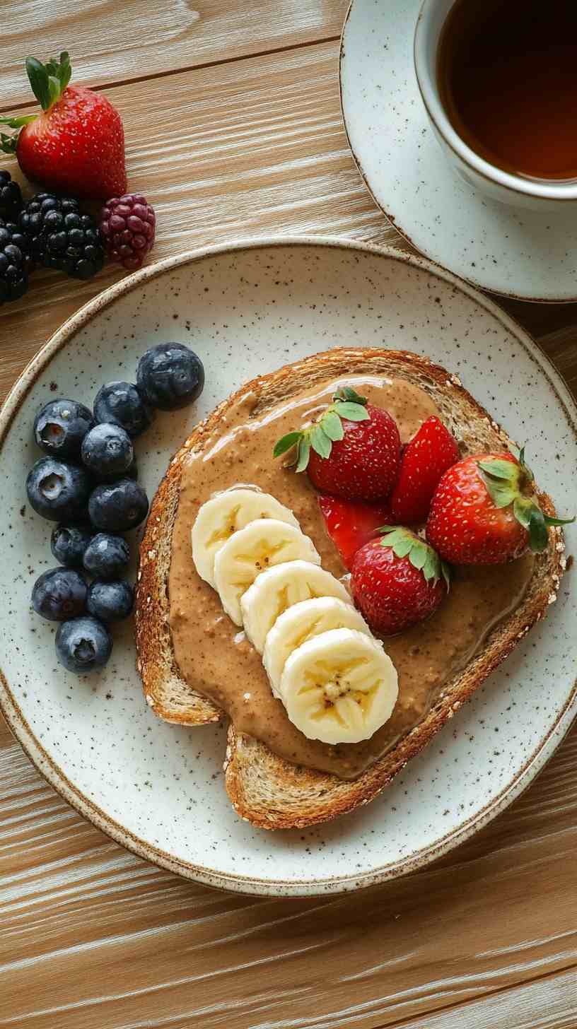 Almond Butter and Banana Toast
