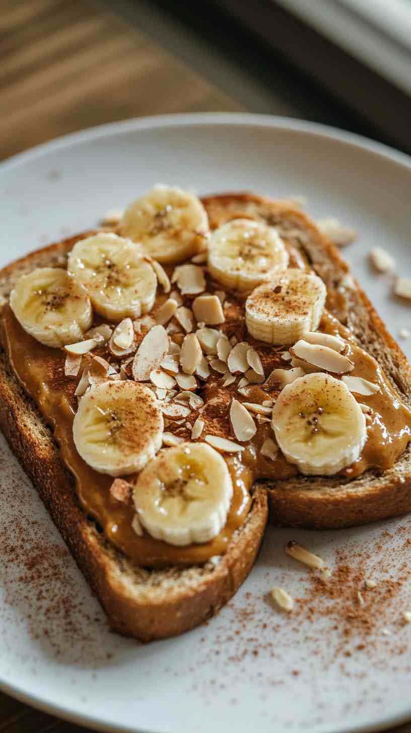 Almond Butter and Banana Toast