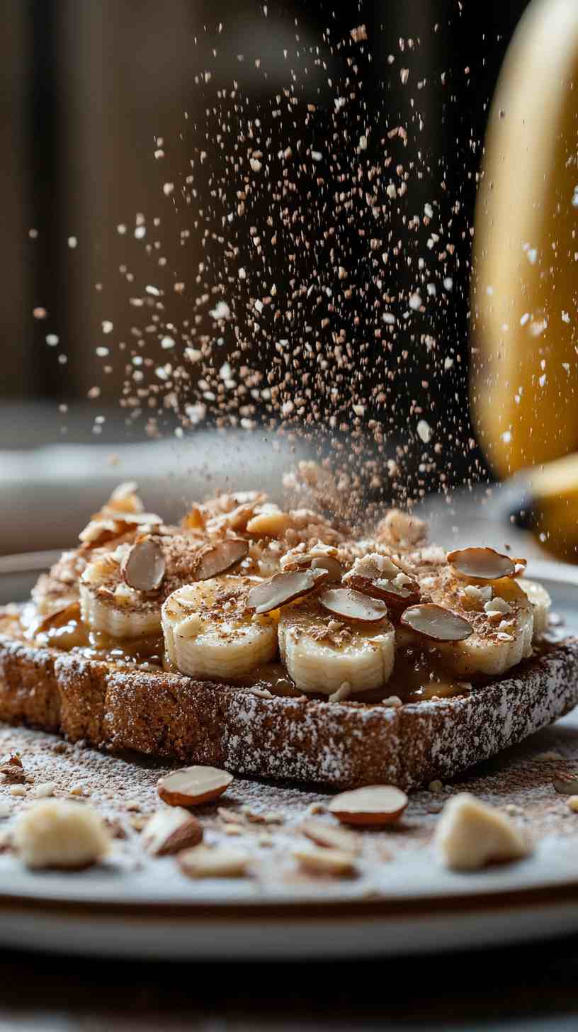 Almond Butter and Banana Toast