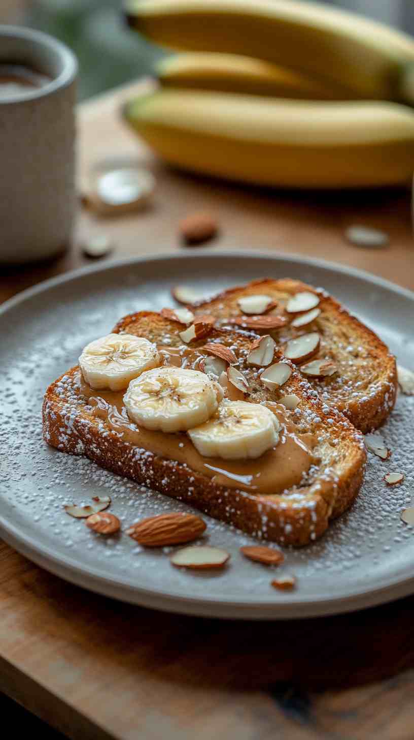 Almond Butter and Banana Toast