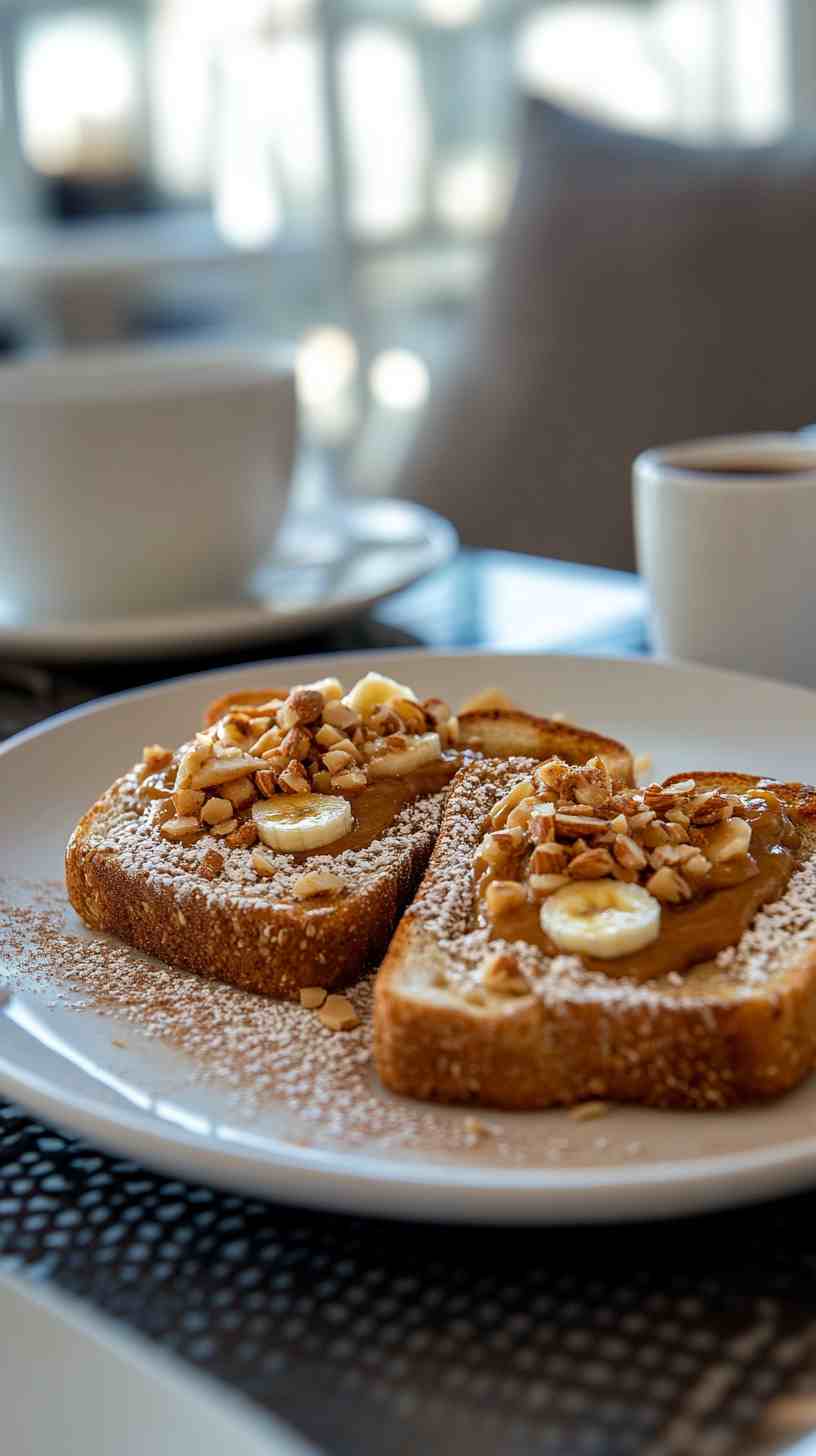 Almond Butter and Banana Toast