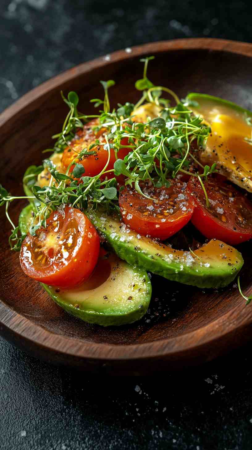 Avocado and Tomato Breakfast Salad
