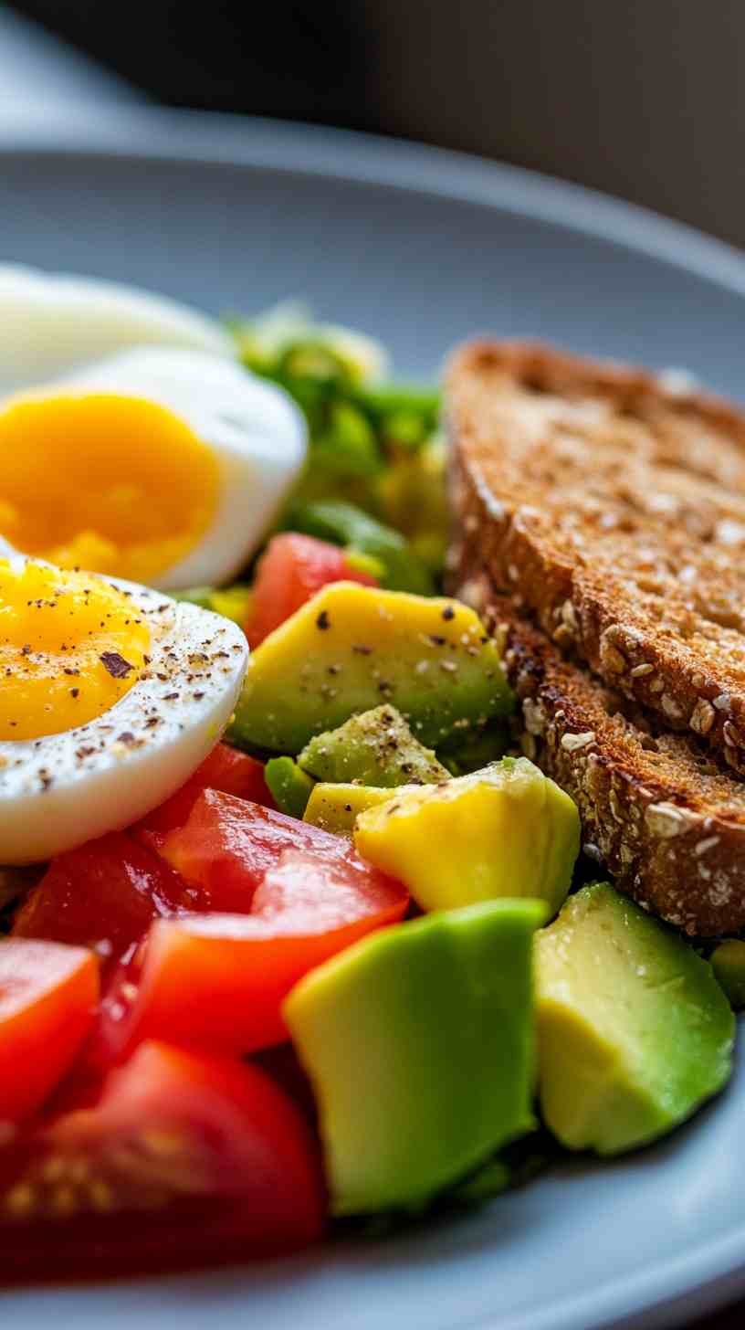 Avocado and Tomato Breakfast Salad