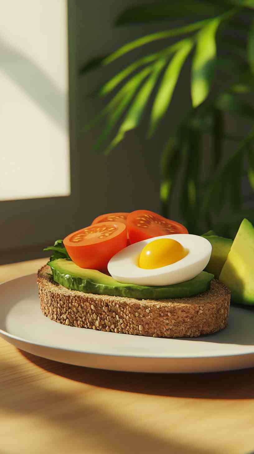 Avocado and Tomato Breakfast Salad