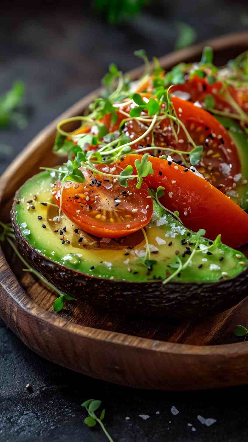Avocado and Tomato Breakfast Salad