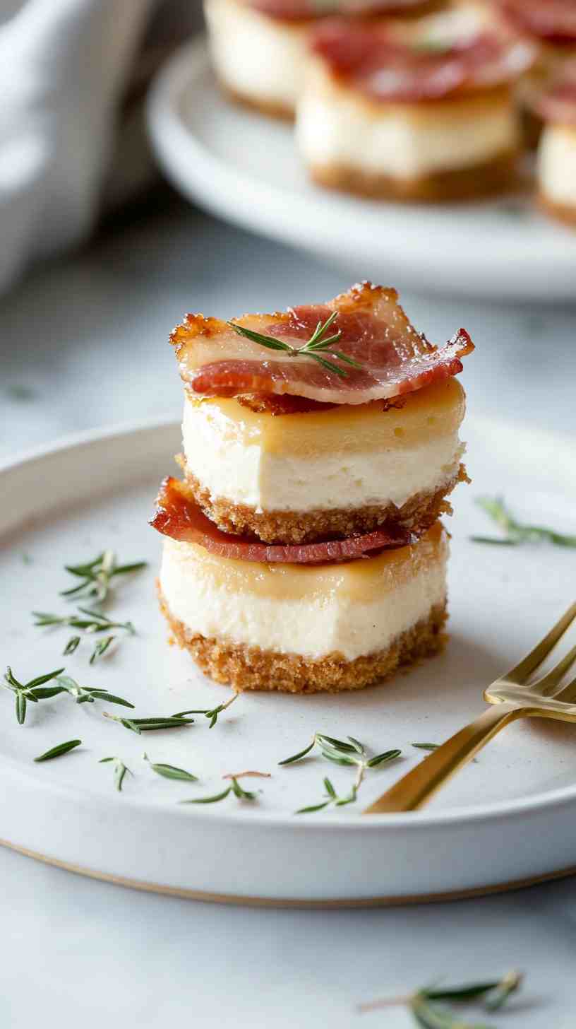 Bacon-Wrapped Cheesecake Bites