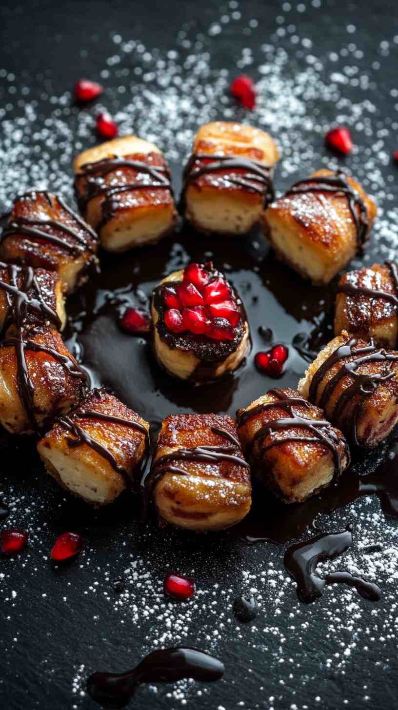 Bacon-Wrapped Cheesecake Bites