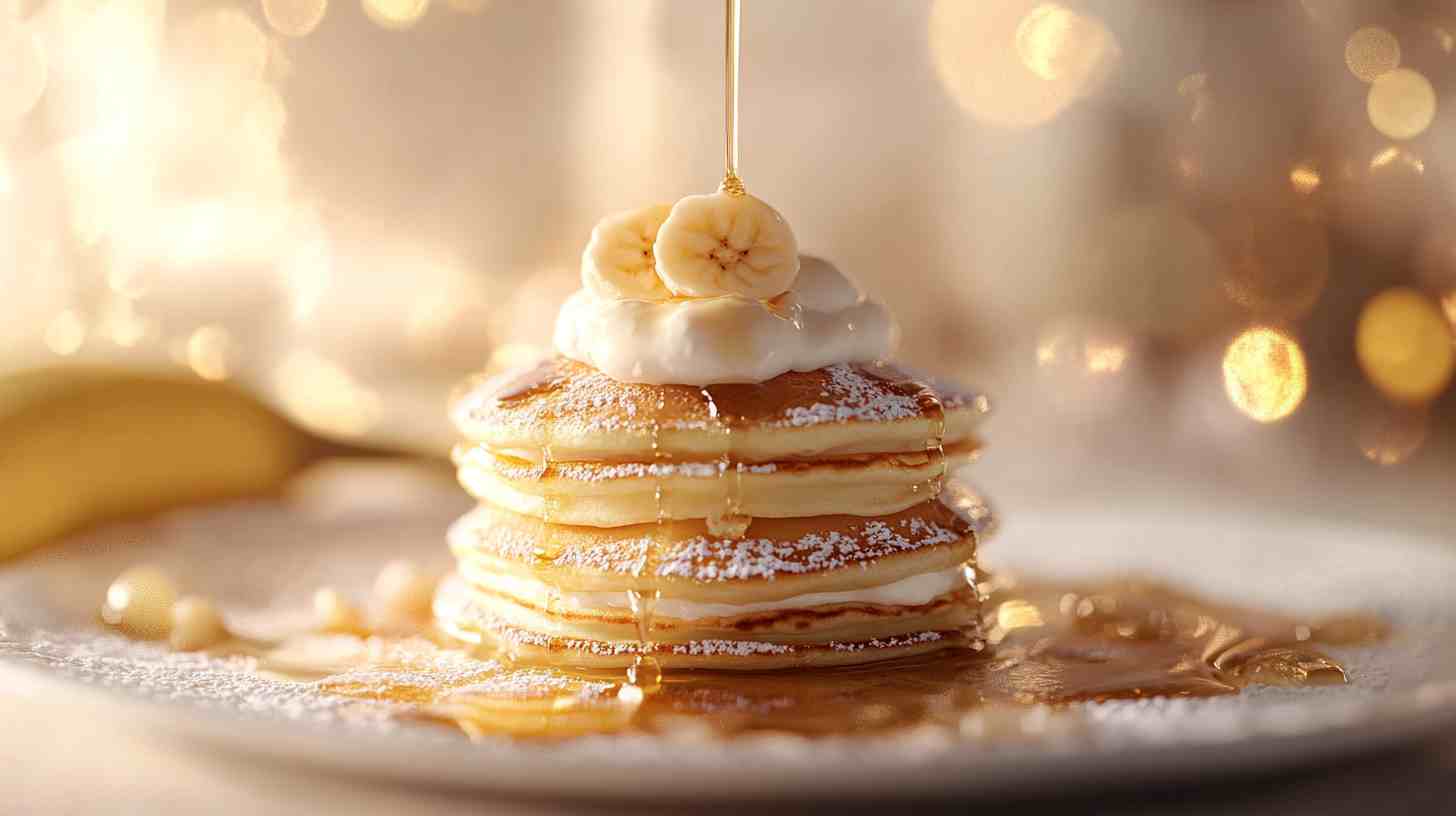 Banana Pancakes with Greek Yogurt