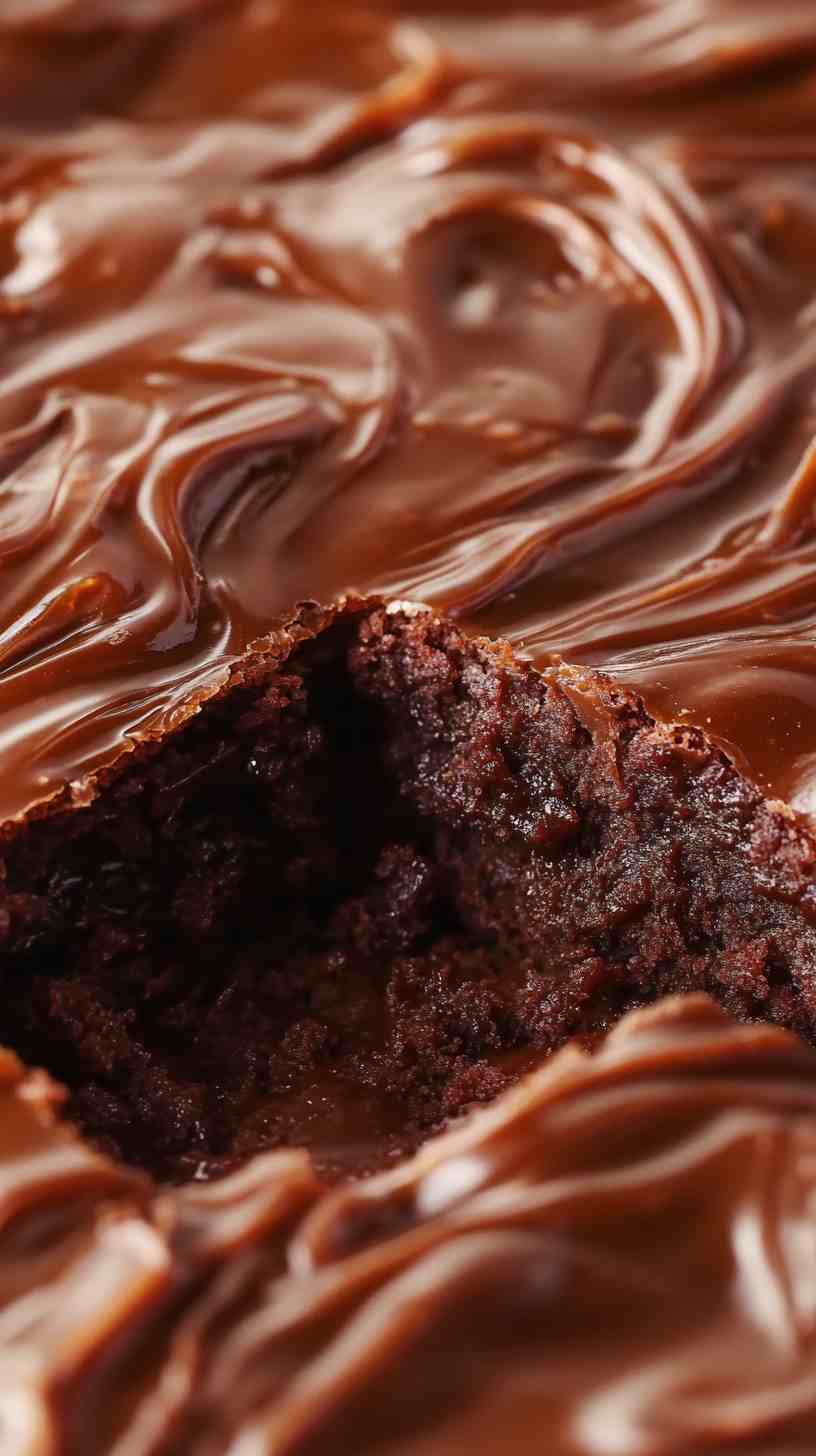 Beef Fat Caramel Brownies