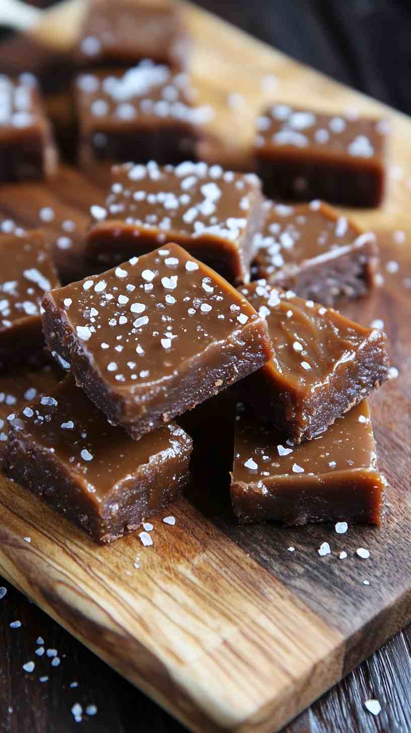 Beef Fat Caramel Brownies