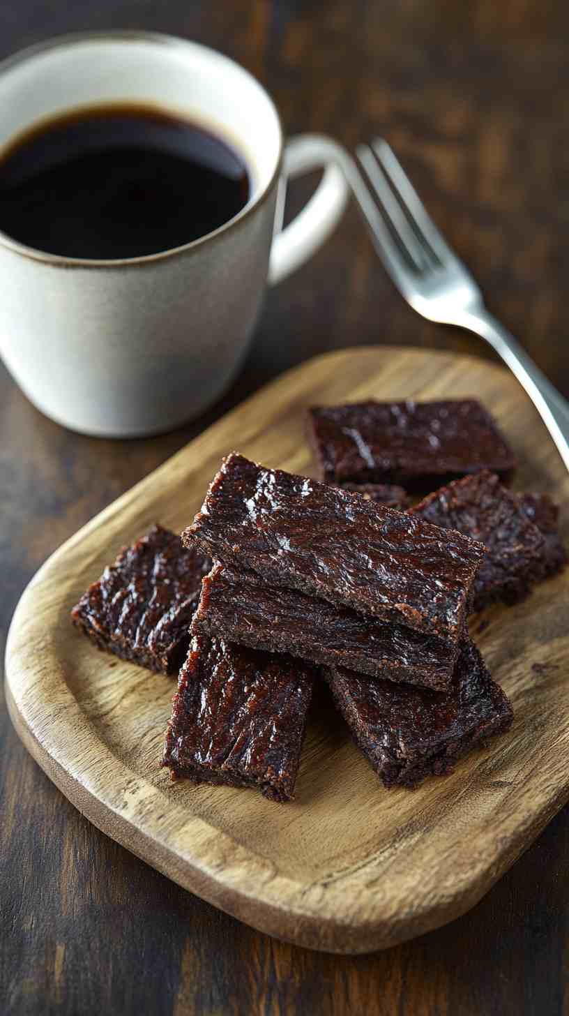 Beef Jerky Brownie Bars