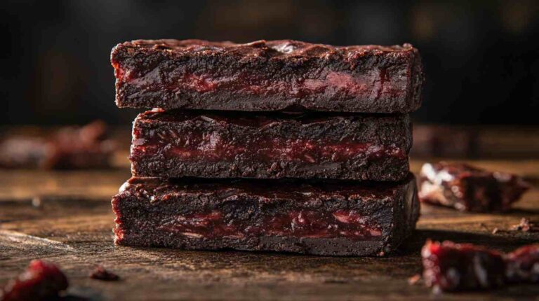 Beef Jerky Brownie Bars