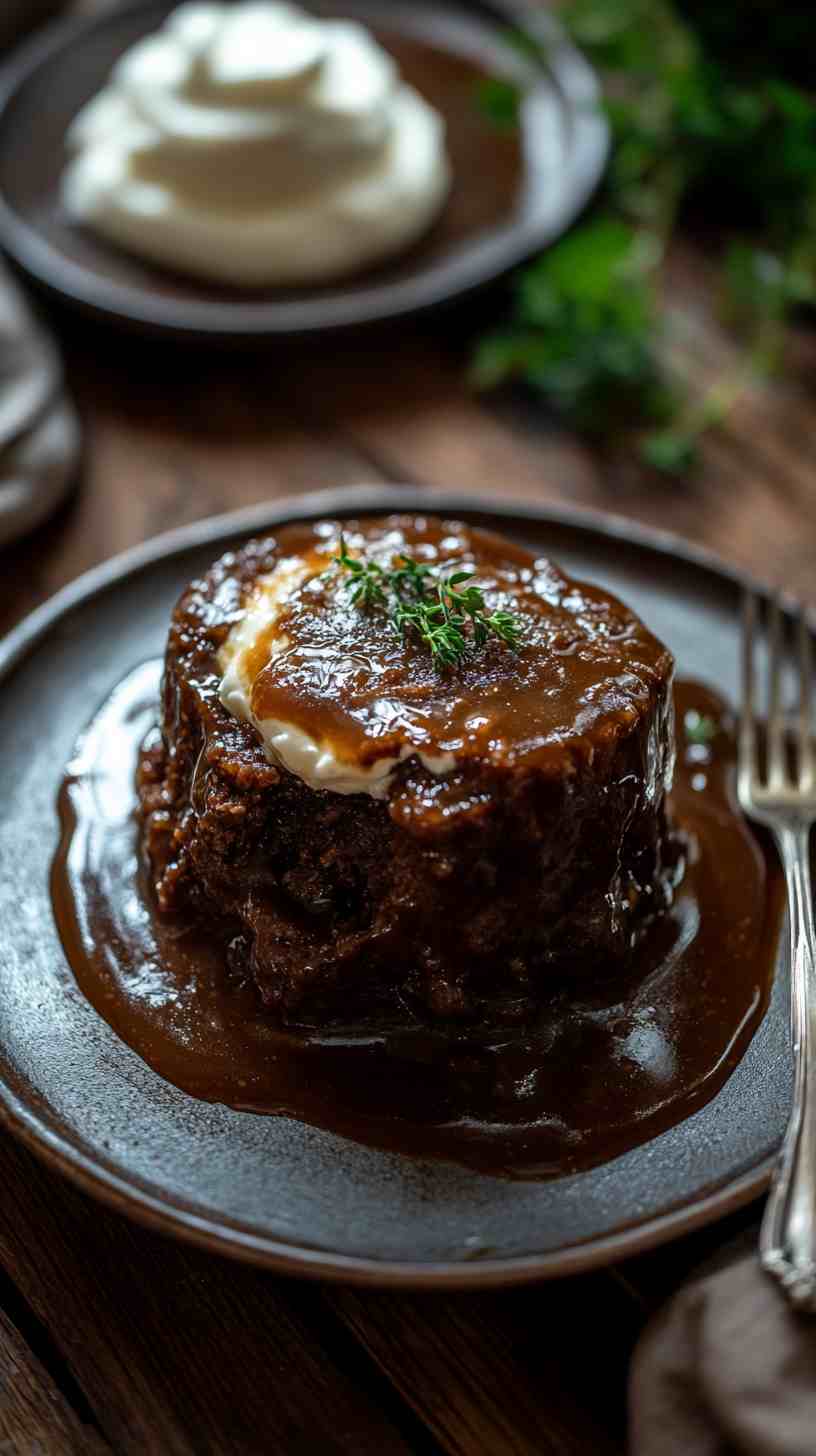 Beef Suet Sticky Toffee Pudding