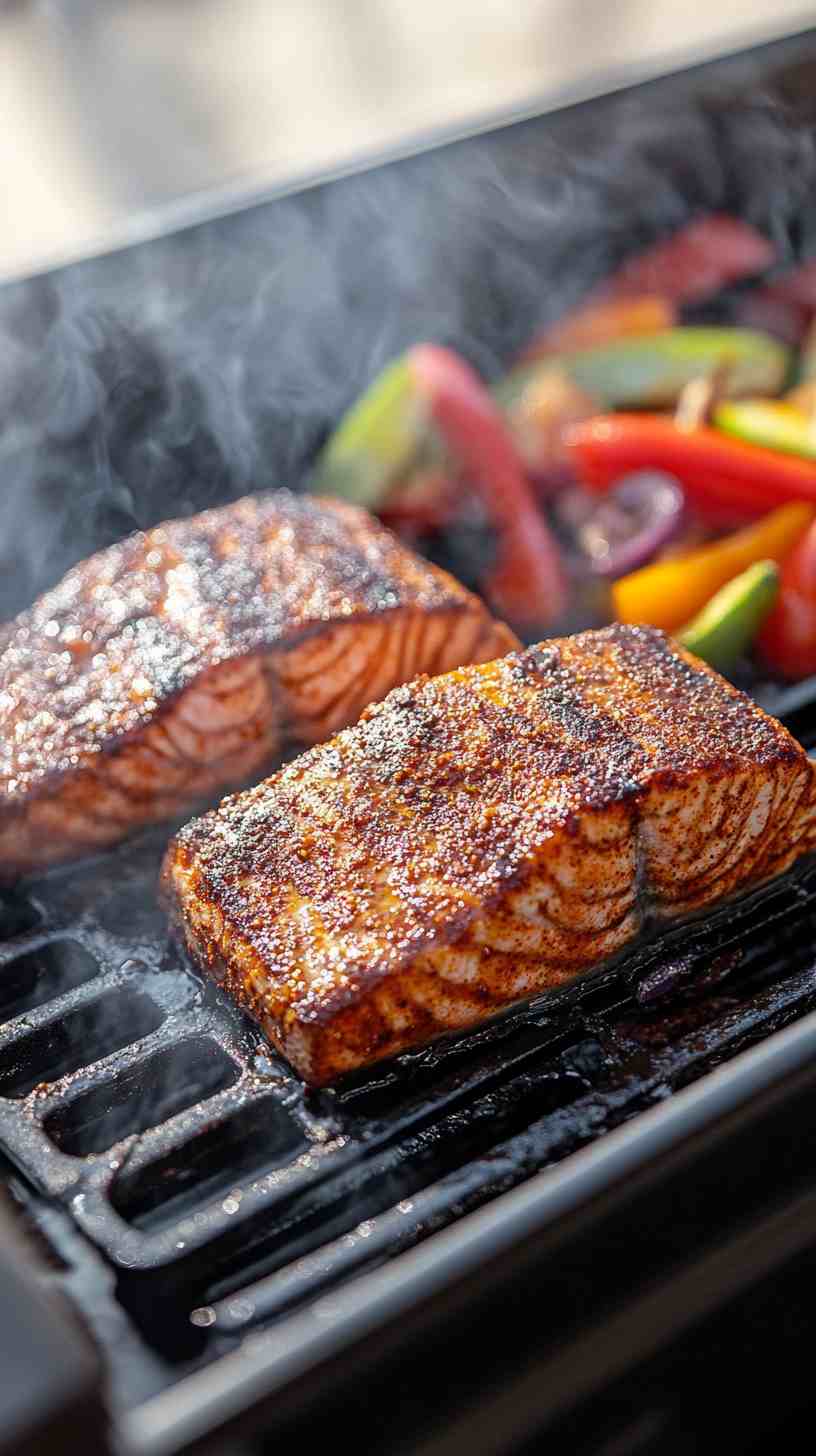 Blackened Air Fryer Salmon