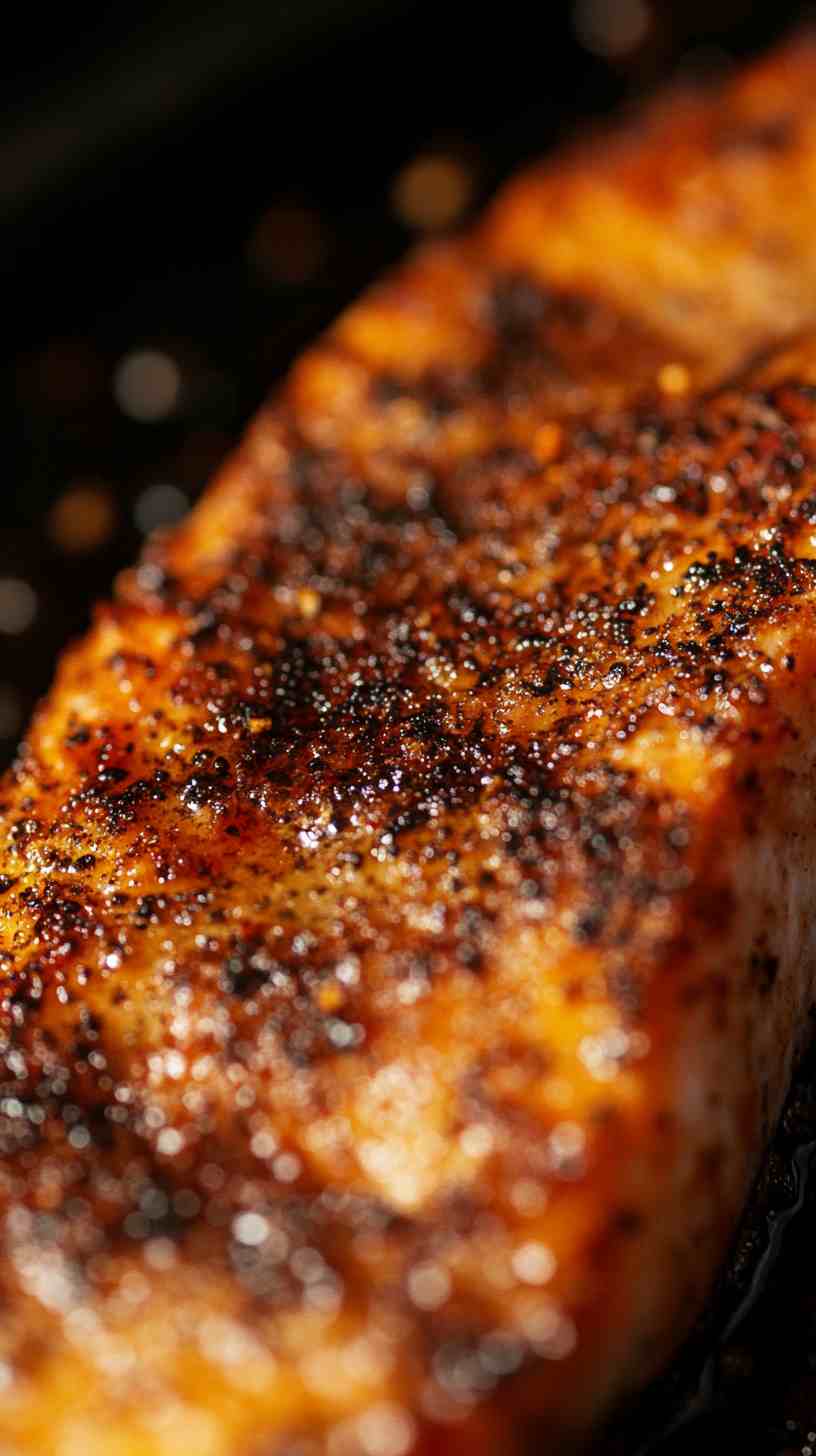Blackened Air Fryer Salmon