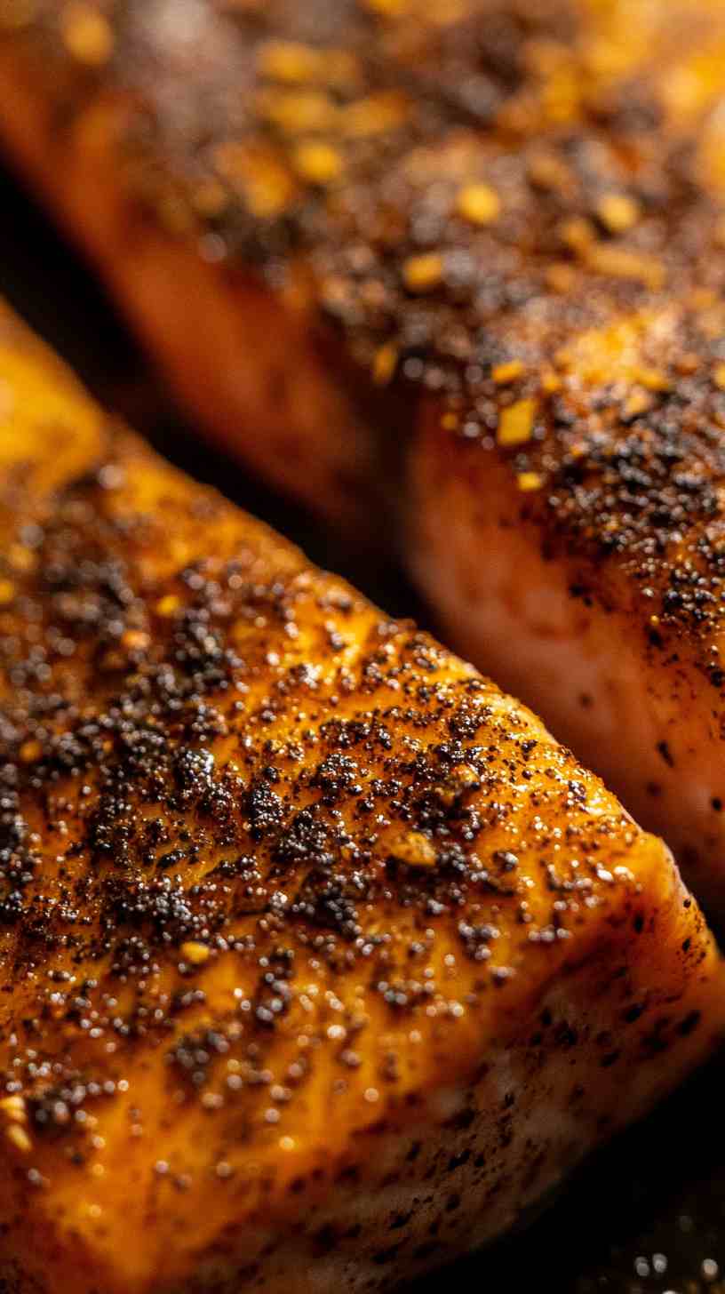 Blackened Air Fryer Salmon