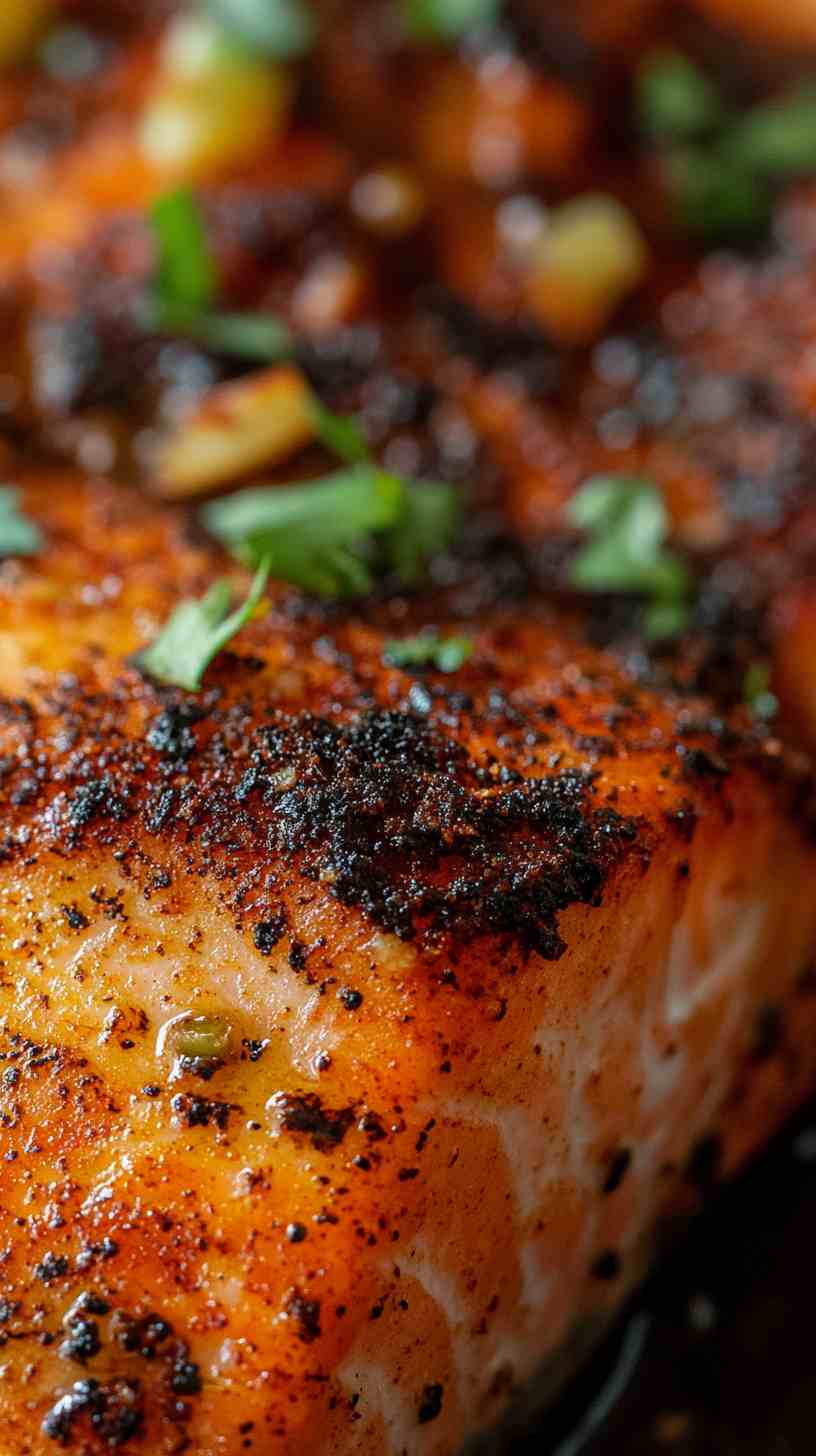 Blackened Air Fryer Salmon