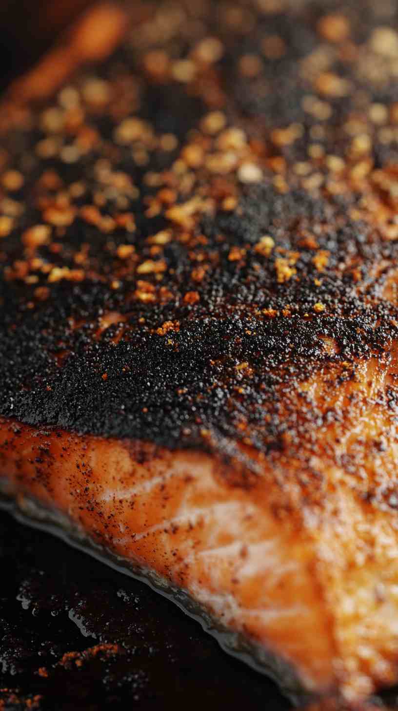 Blackened Air Fryer Salmon