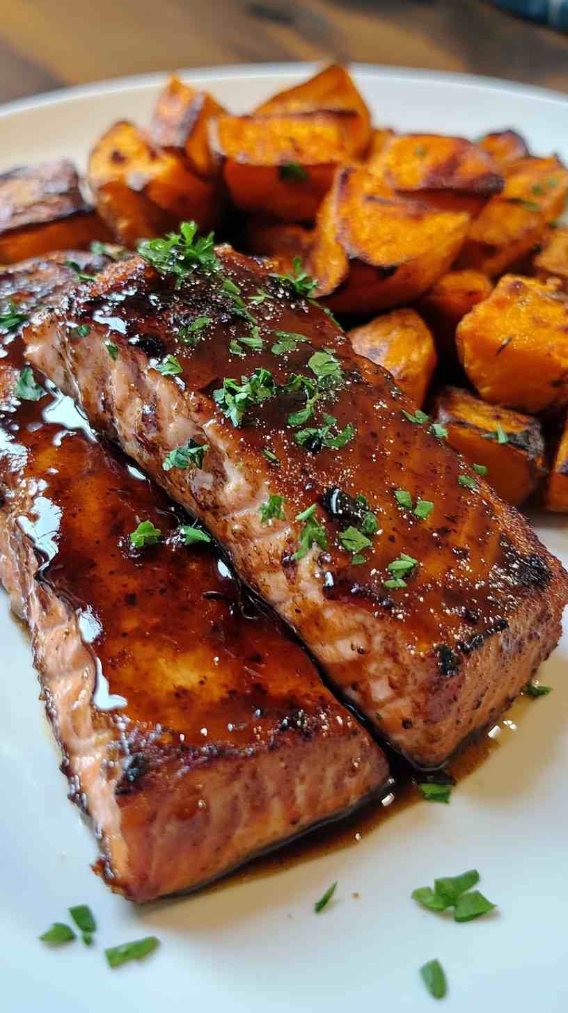 Brown Sugar Air Fryer Salmon
