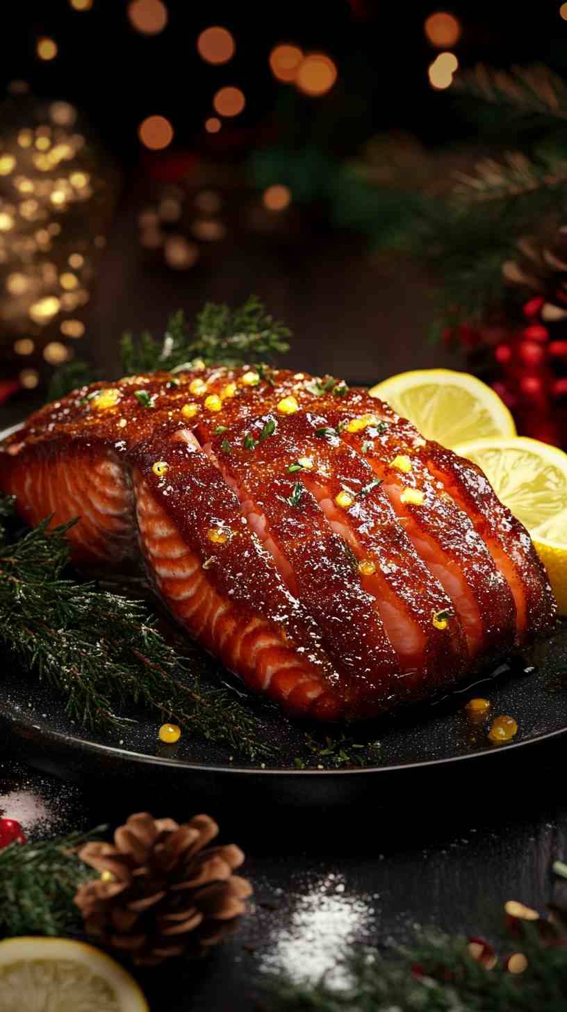 Brown Sugar Air Fryer Salmon
