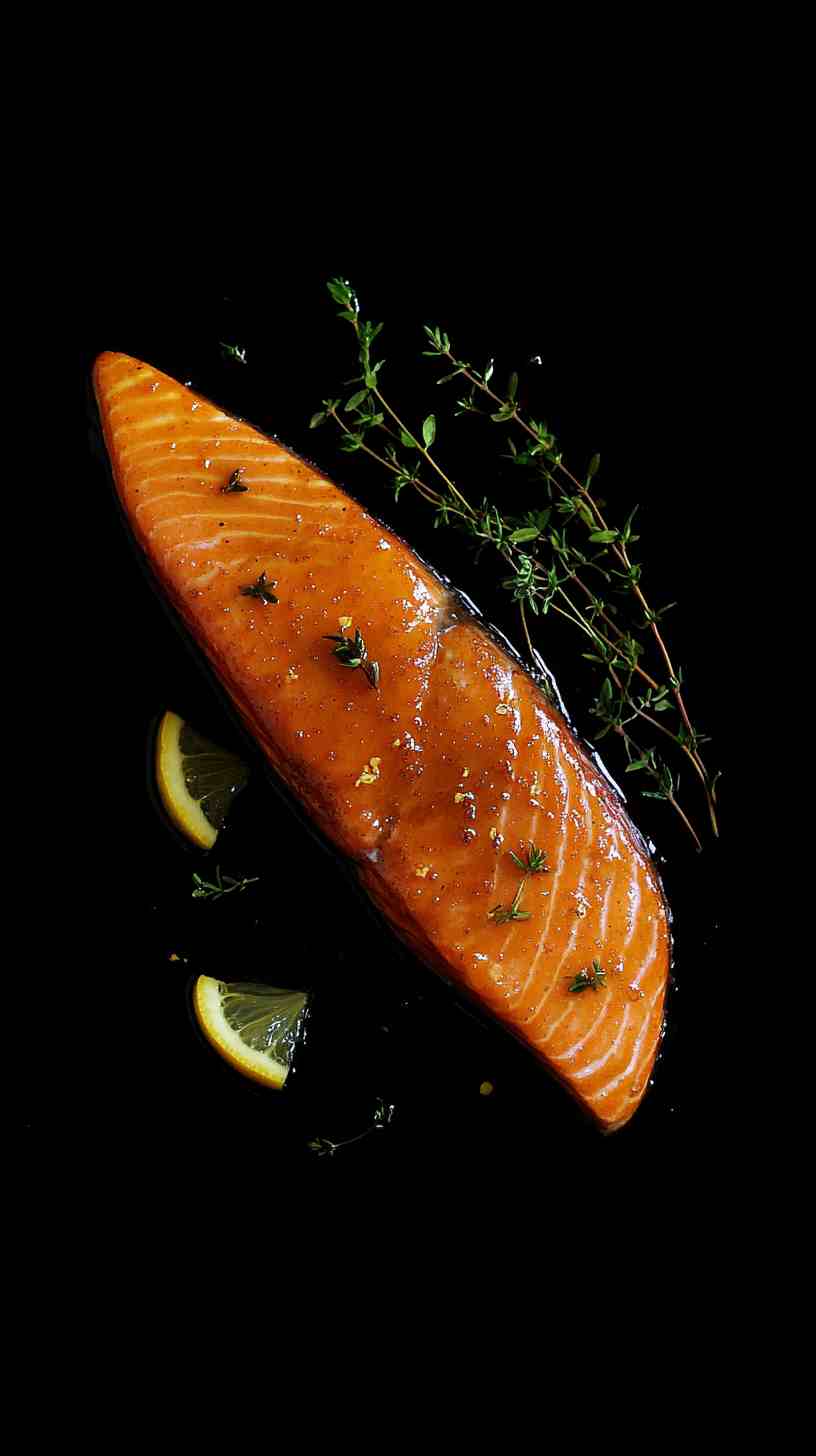 Brown Sugar Air Fryer Salmon